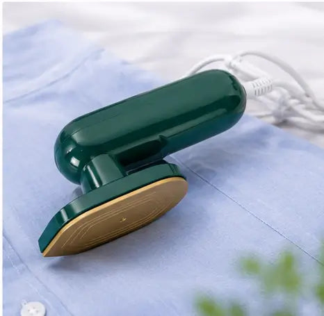 Mini Electric Steam Iron – Portable Travel Iron with Non-Stick Soleplate, Spray & Steam Function