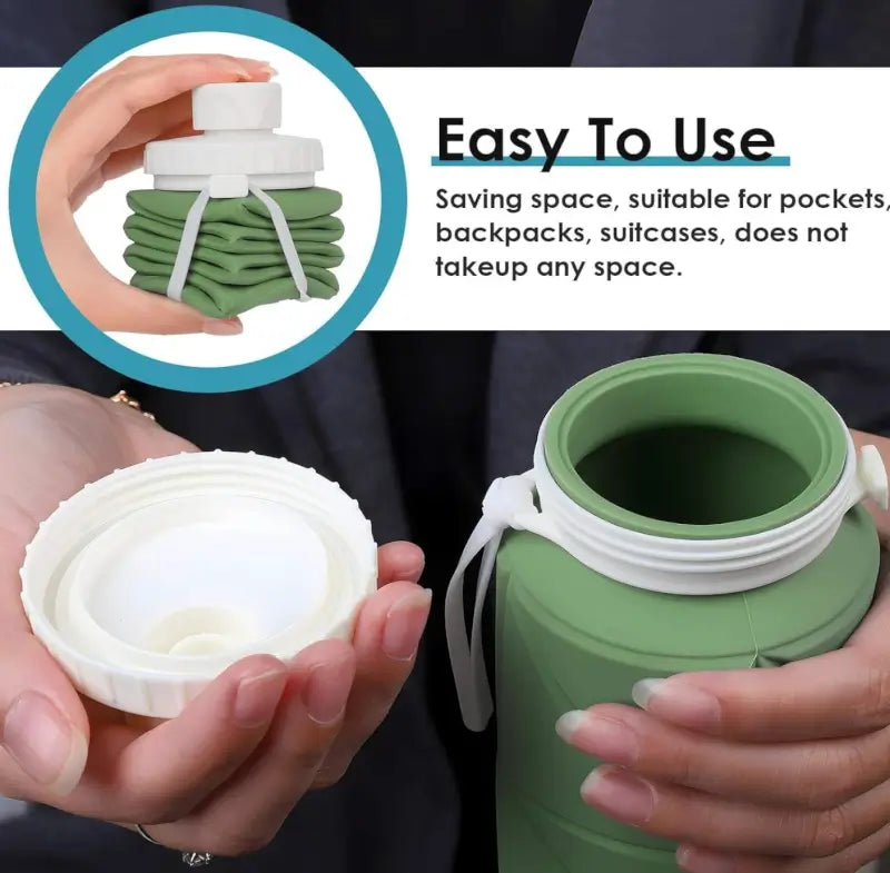 Silicone Folding Water Bottle