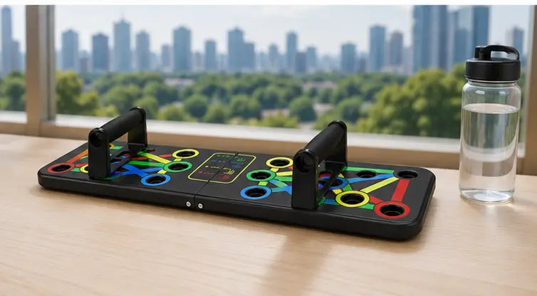 15-in-1 Push-Up Board – Multifunction Color-Coded Push-Up Training System for Home Gym & Strength Workout