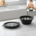 Silicone Ice Facial Bowl with Built-In Ice Tray Foldable Skin Care Bowl (1 Pc)