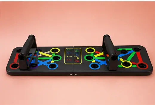 15-in-1 Push-Up Board – Multifunction Color-Coded Push-Up Training System for Home Gym & Strength Workout