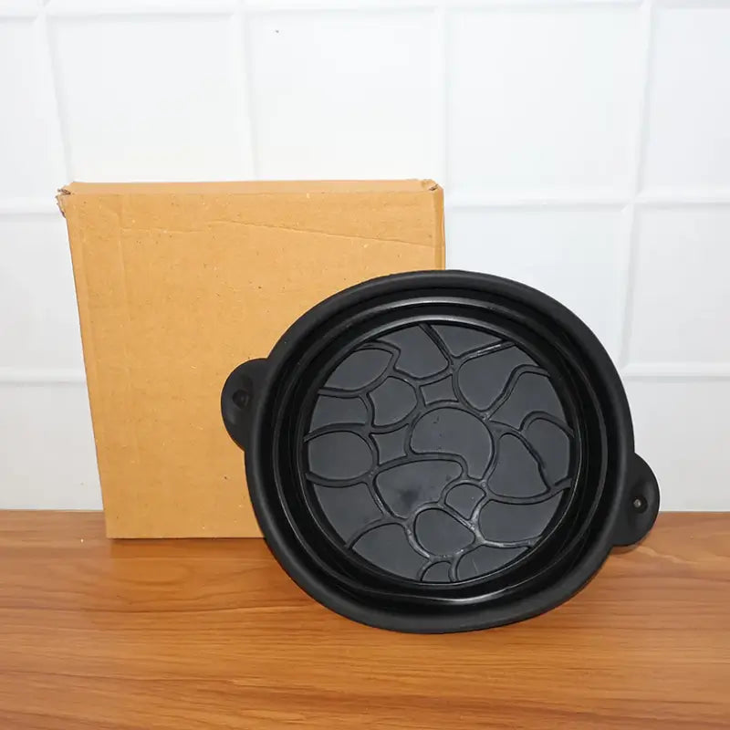 Silicone Ice Facial Bowl with Built-In Ice Tray Foldable Skin Care Bowl (1 Pc)