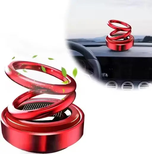 Car Solar Perfume Air Freshener – Solar Powered Aroma Diffuser for Car, Vehicle & Home