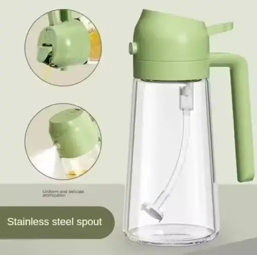 500ML Oil Sprayer and Dispenser Bottle for Kitchen