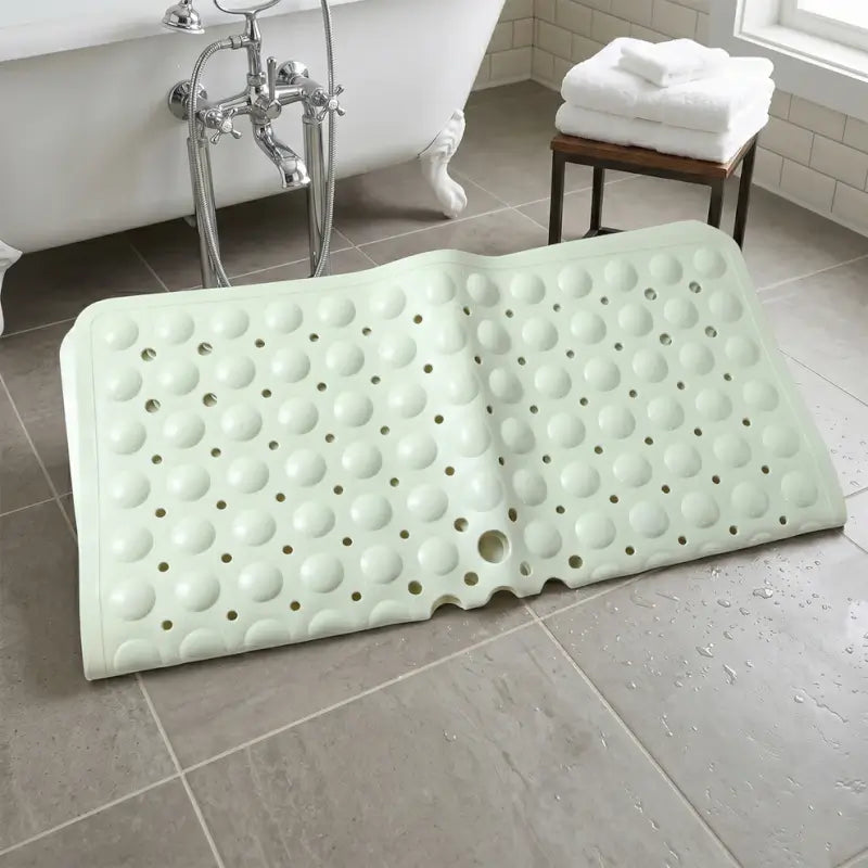 Anti-Slip Bath Mat with Suction Cups (1 Pc, 53x53 Cm)