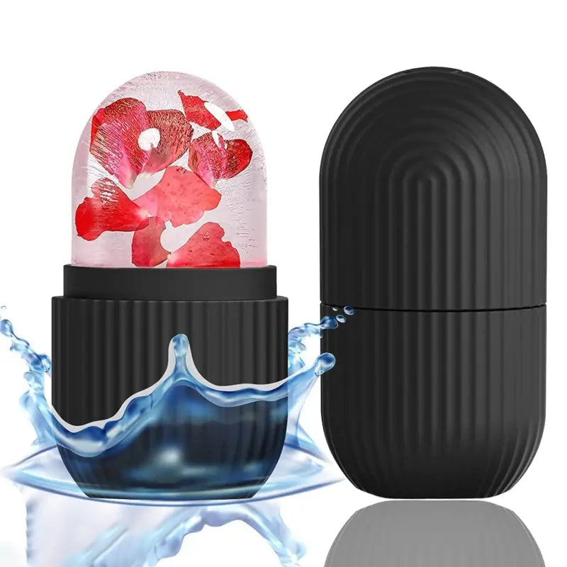 Face ice roller | Ice Roller For Face | Ice roller for face massager | Face Ice Treatment Reduce Face swelling and under eye puffiness (Black)